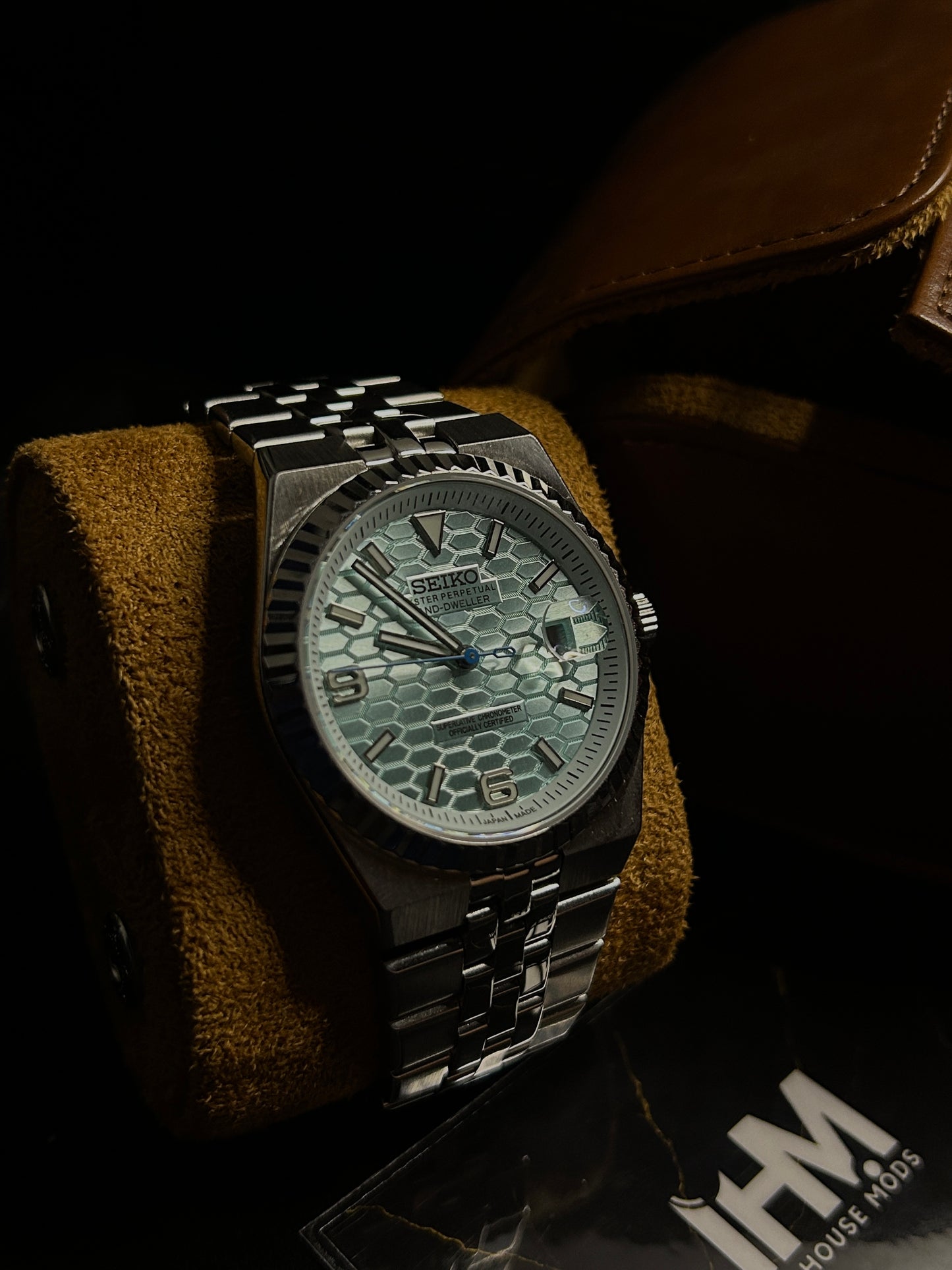 IHMLand-Dweller™ Ice Blue Honey Comb Dial
