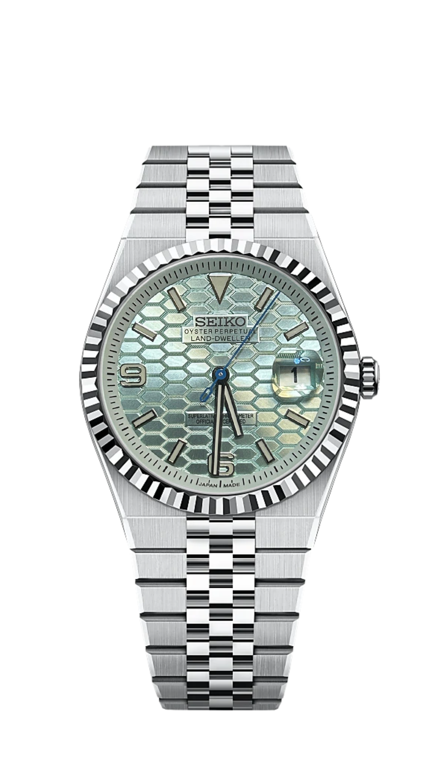 IHMLand-Dweller™ Ice Blue Honey Comb Dial