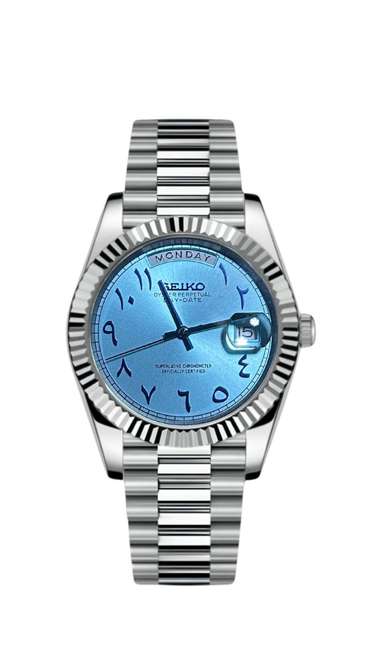 IHMDayDate™ Tiffany Blue Arab Dial